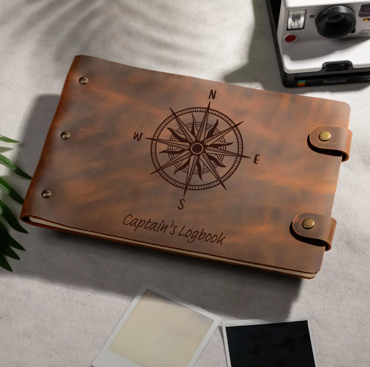 Leather Travel Logbook For Boat Captain