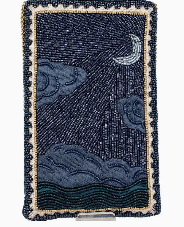 On Board Beaded Cruise Ship Crossbody Phone Bag